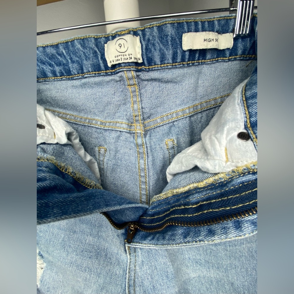 Cotton On Women’s Ripped Jeans Size 2 - Picture 8 of 11